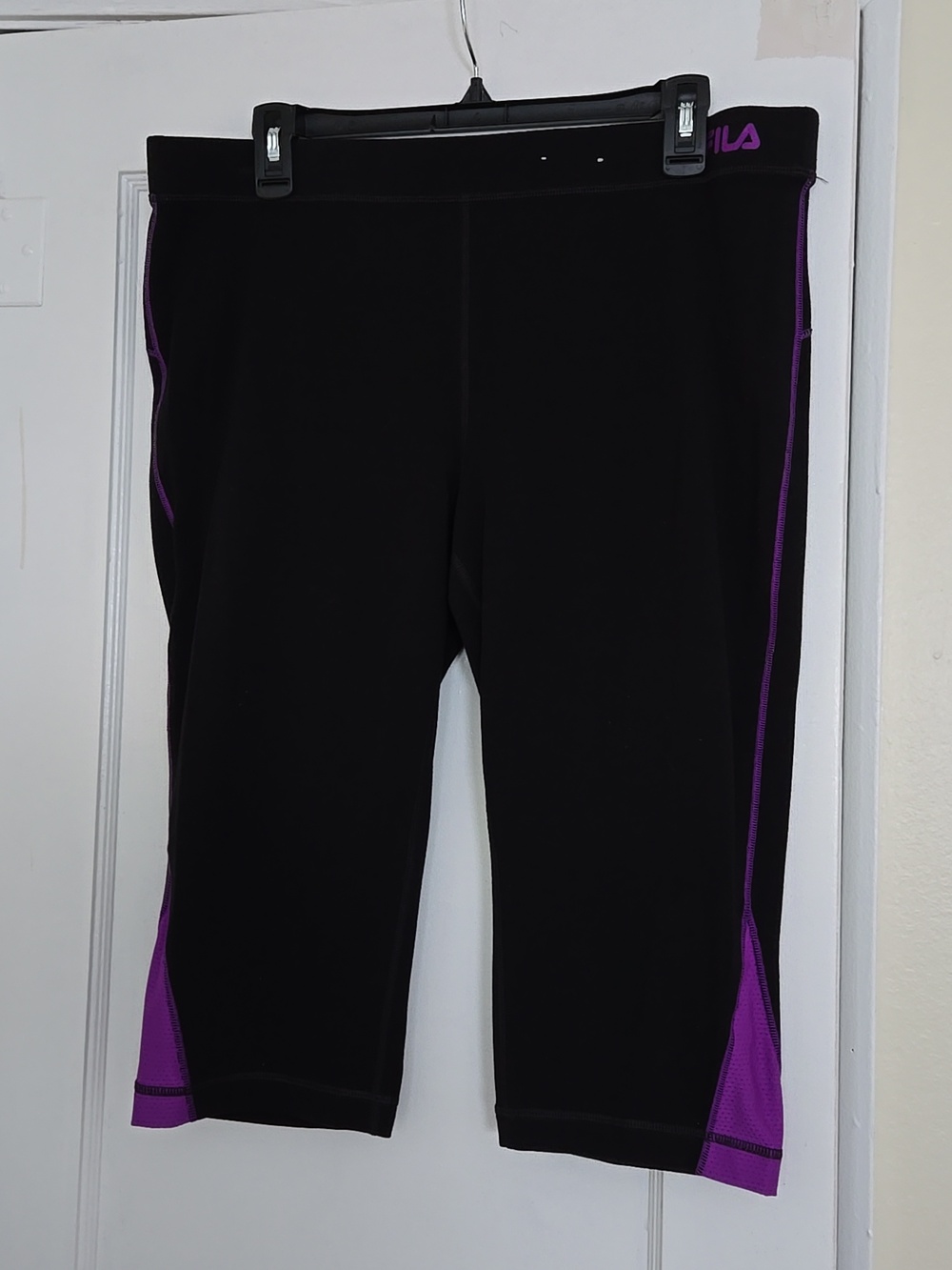 Fila Women's Purple and Black Jogger